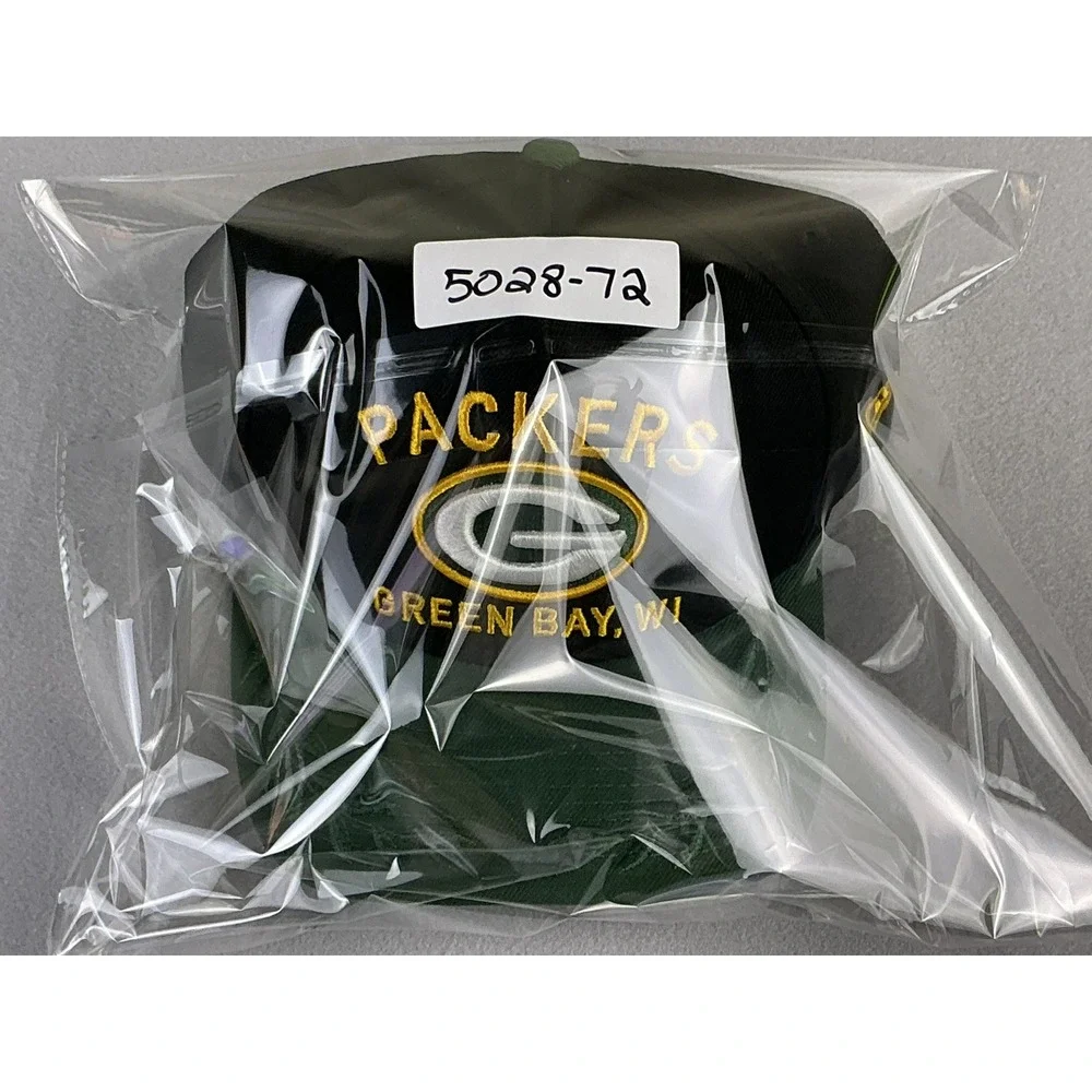 New Era Green Bay Packers 9FORTY M-Crown Adjustable Cap‎ Black Green NFL